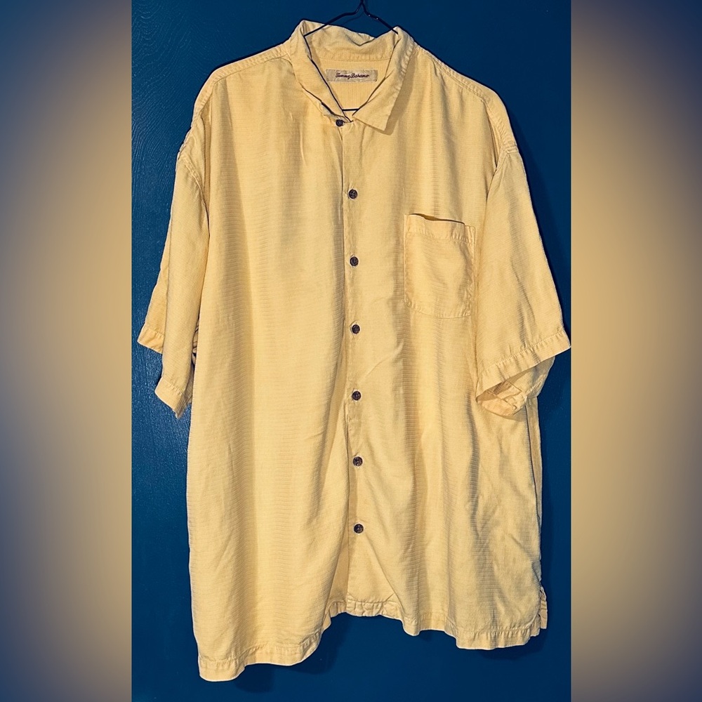 Tommy Bahama 100% Silk Casual Shirt  XXL